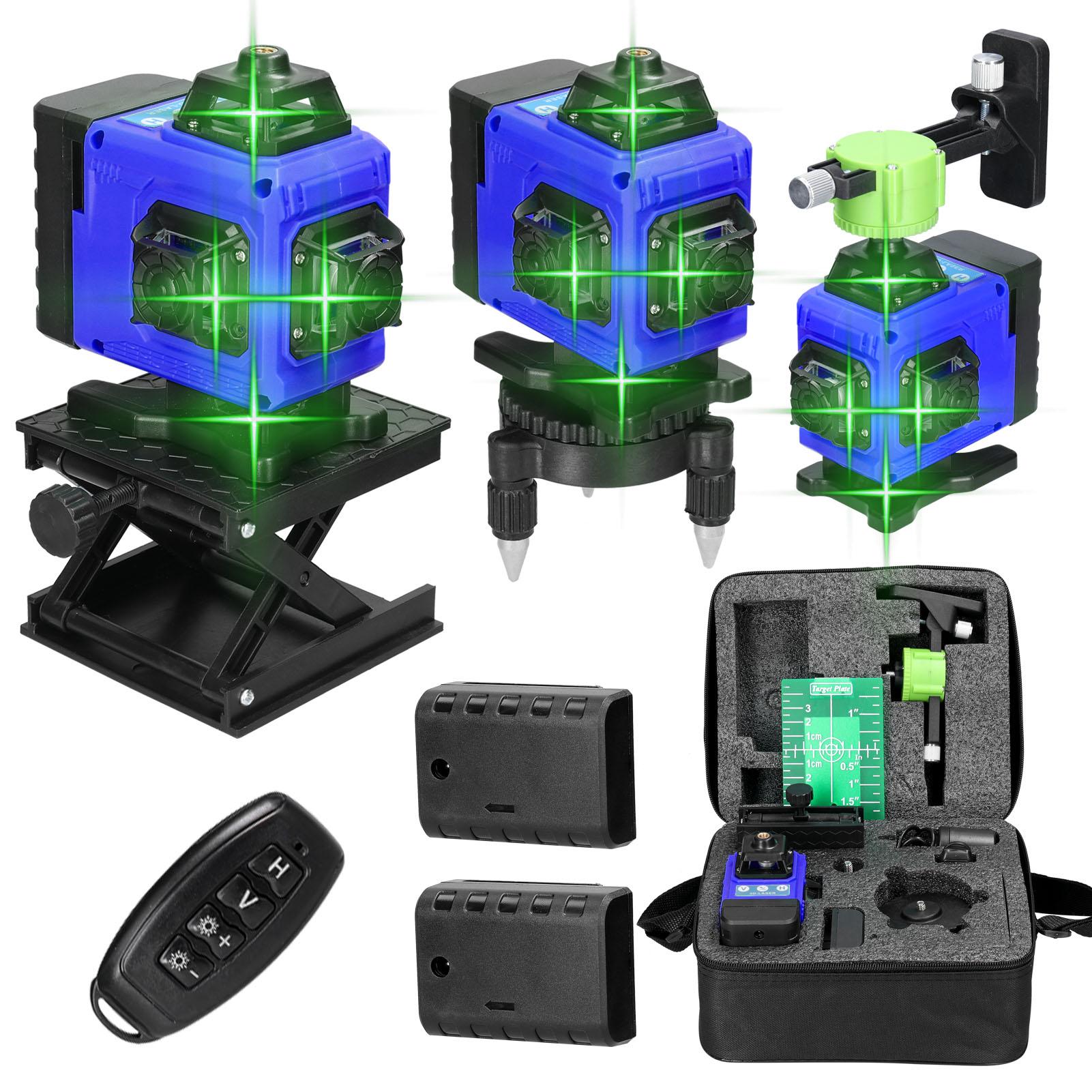 

Многофункциональный лазерный уровень с 16 линиями 3 градуса Функция самовыравнивания Инструмент для выравнивания Всенаправленная земля