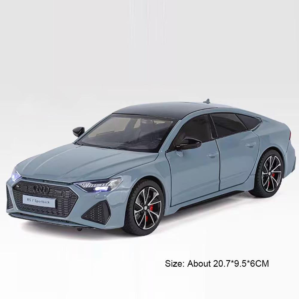 

1:24 Q5 Rs7 Сплав Автомобиль Литая Модель Игрушки Управление Передними Колесами 6 Открывающихся Дверей Звук Свет Оттягивание Назад Подарок на День Рождения для Парня