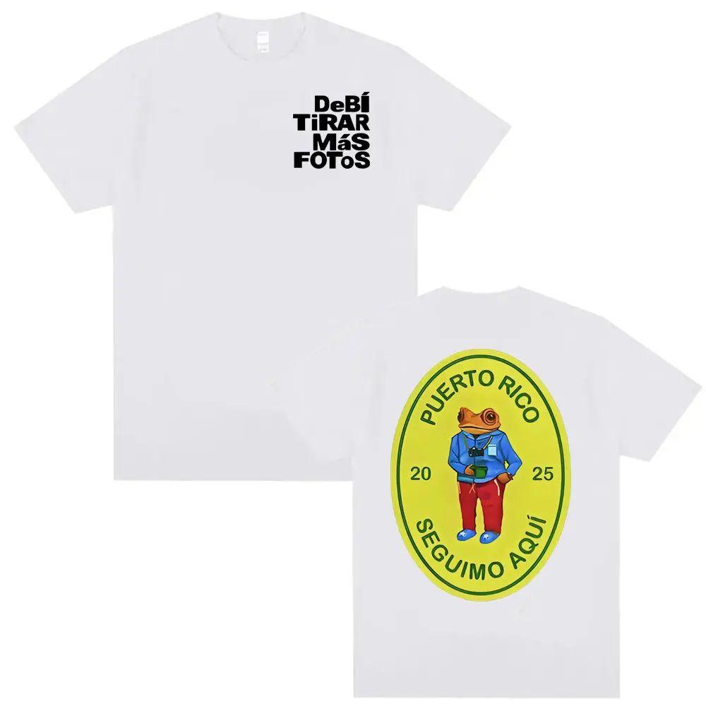 

Bad Bunny Shirt DTMF Pattern Tshirt 2026 Summer Mens Womens Tshirt Y2K Aesthetic Cotton Oversized Tshirt Street Wear Y2K L