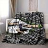 1Pc Powerful Snake Throne Flannel Blanket, Soft And Comfortable, Casual Warm, Camping Travel, Christmas, Halloween Xmas Gift S1141