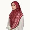 Malaysia Women Print Hijabs Shawl Arab Head Wrap Bonnet Long Scarf Scarves