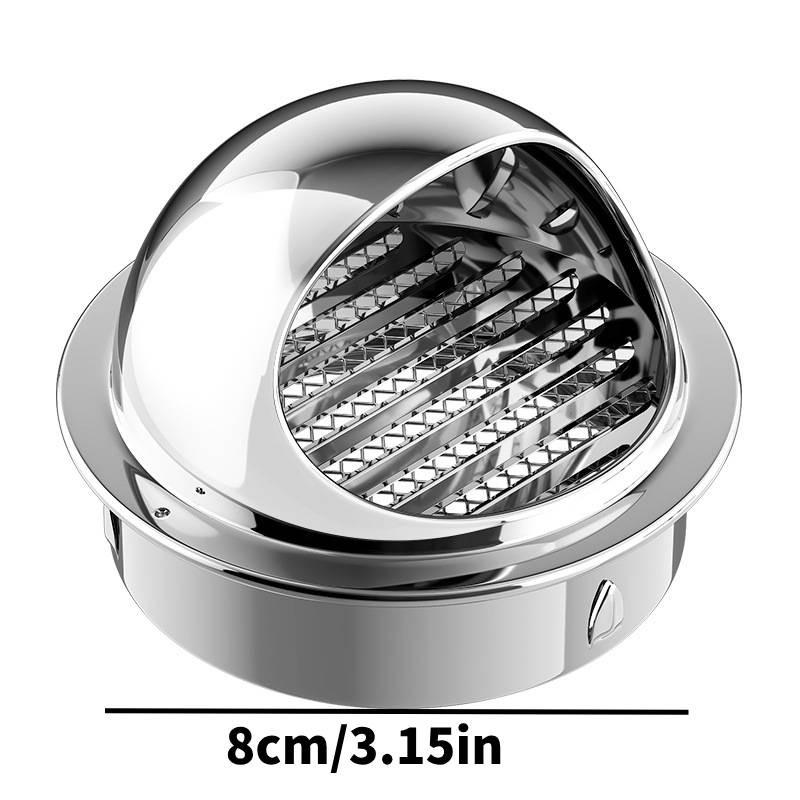 External Stainless Steel Wall Vent Cap Rainproof Cover Ventilation Kitchen Hood
