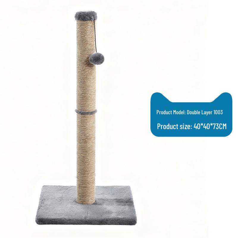 

Милое кошачье дерево с когтеточкой и платформой для прыжков