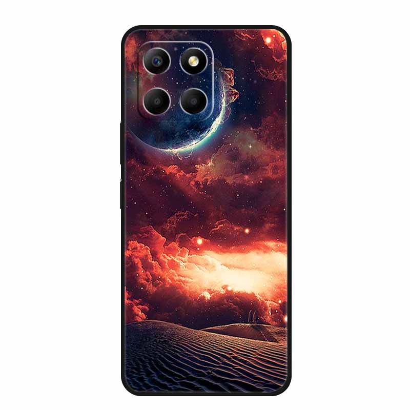 Soft Silicone Covers For Honor X8 5G Case x8 X8A 4G Wolf Lion TPU Back Covers For Huawei Honor X8 Phone Cases HonorX8A Coque Bag