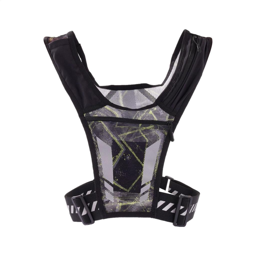 Reflexní běžecký batoh Běžecká vesta Držák na telefon Unisex Cyklistický batoh Prodyšný pro venkovní sporty Fitness vesta