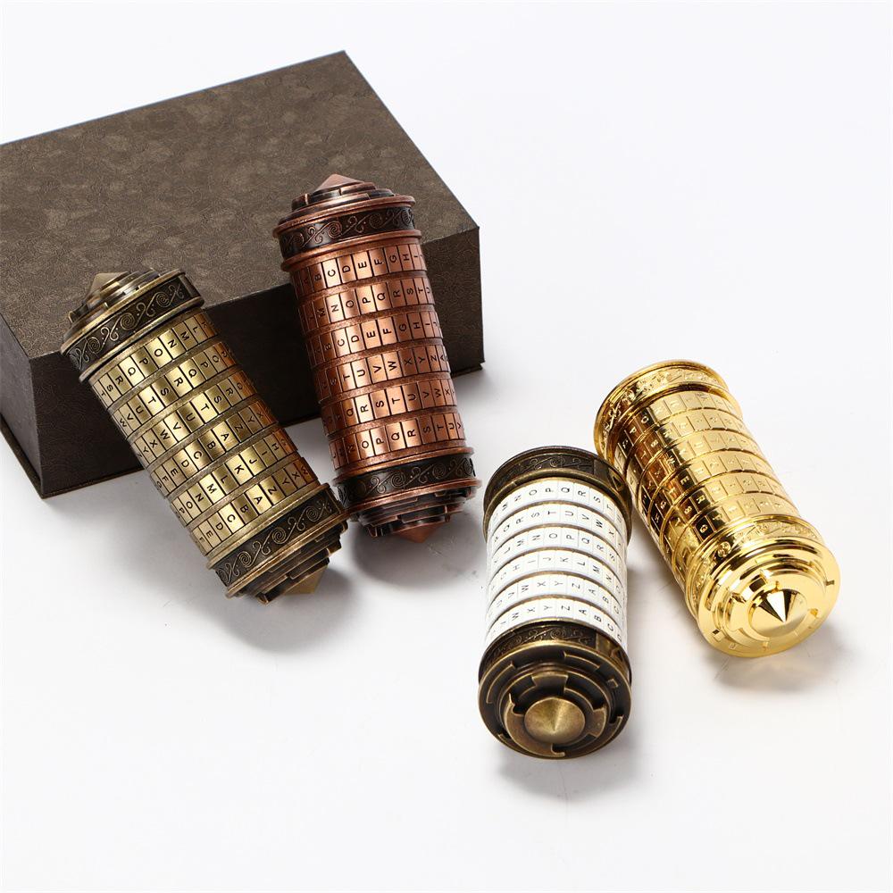 The Da Vinci Code Cryptex: Bronze Precision Lock - Perfect Valentine's or Birthday Gift