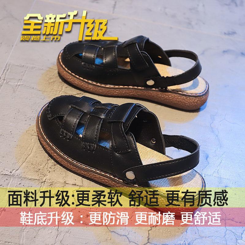 Baotou sandals women's new 2025 summer wear hole shoes two wear platform half slippers beach Roman shoes