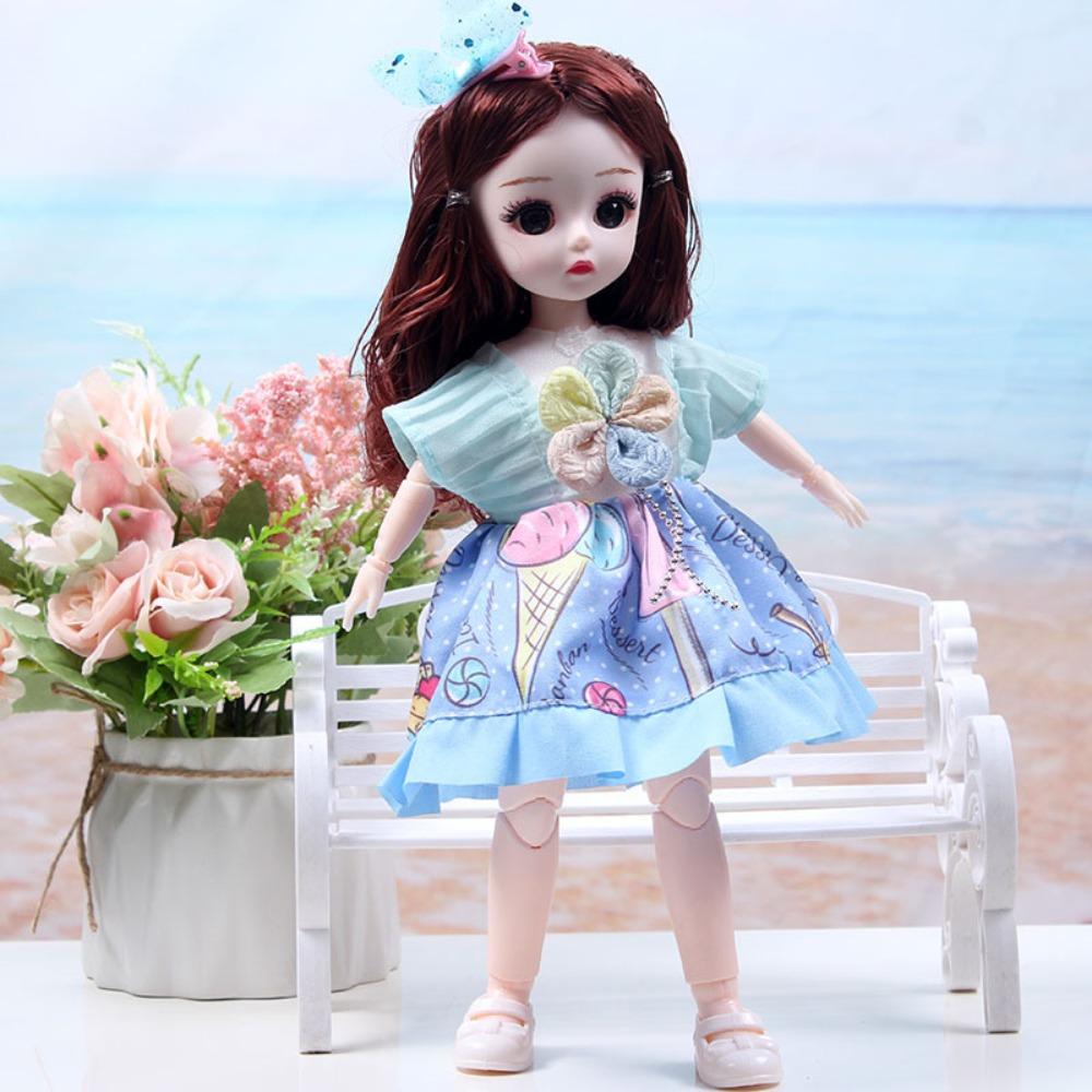 Dress Up 30cm Anime Bjd Doll Spherical Joint 30cm Articulated Toys 1/6 Bjd Dolls  Kids Toy