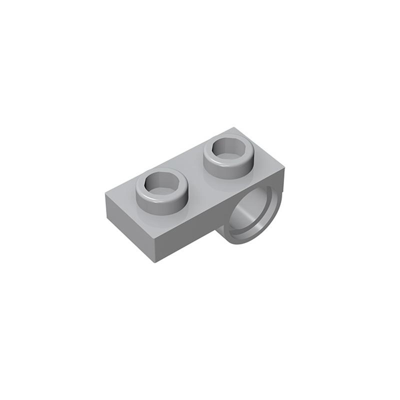 18677 Plate Modified 1x2 Pin Hole on Bottom Brick Collection Modular GBC Toy For Technical MOC Buildings Blocks
