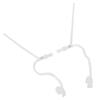 20pcs 107 Hearing Replacement Tubes Left Right Ears Hearing Aid Slim Tube Accessory