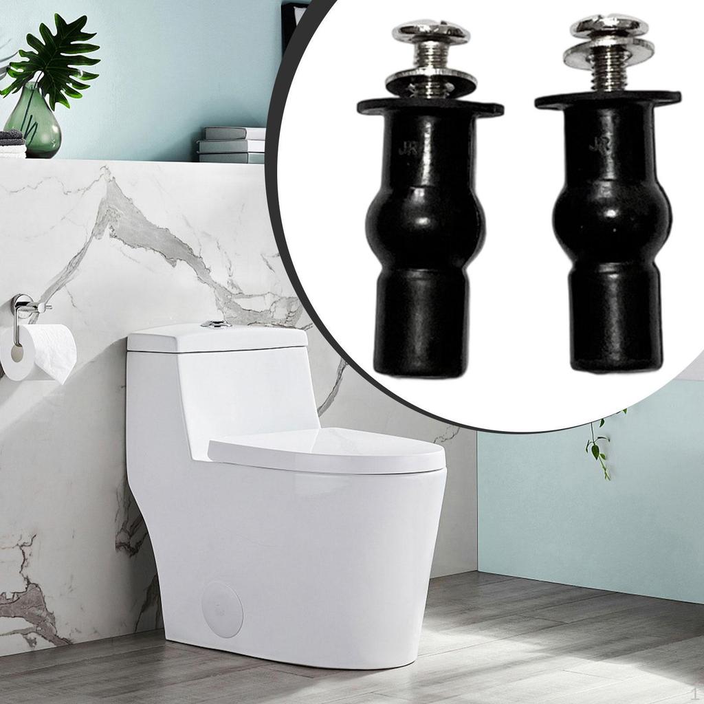 1 Pair of Toilet Seat Screws And Bolts, Easy Installation Accessories, High-quality, Replacement