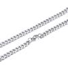 3/5/7mm Stainless Steel Cuban Link Chain Stainless Steel Necklace, Punk Hip-hop Choker for Men, Fashion Jewelry Accessories