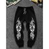 Trendy Street Style Heren Losse Enkel Sportbroek Gotische Stijl Casual Sport Joggingbroek Geschikt voor Zowel Mannen als Vrouwen