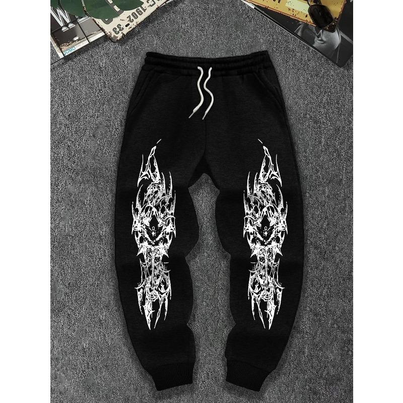 Trendy Street Style Heren Losse Enkel Sportbroek Gotische Stijl Casual Sport Joggingbroek Geschikt voor Zowel Mannen als Vrouwen