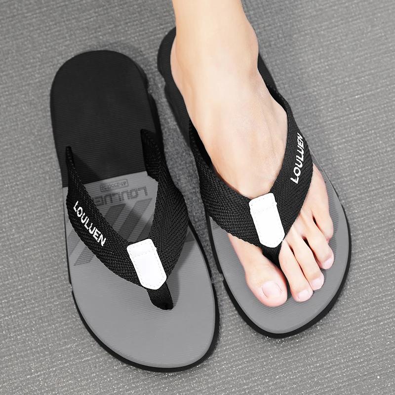 High Quality Men Flip Flops Summer Beach Flip Flops Men Fashi Breathable Casual Men Beach Slippers Summer Outdoor