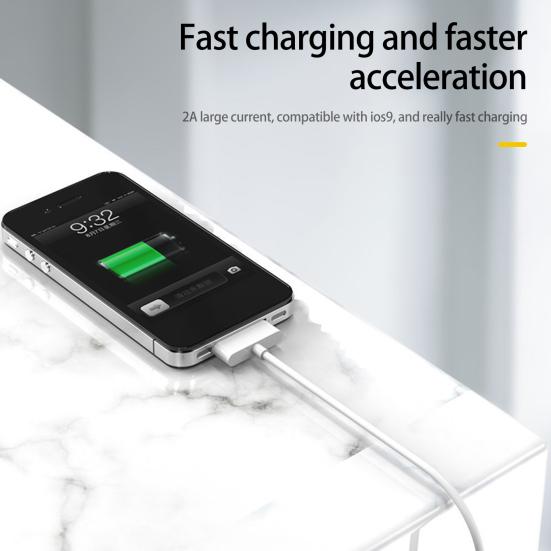 💰Cumpără Antiinterference Phone Data Cable Useful PVC Transmission 30pin USB Interface 2A Quick