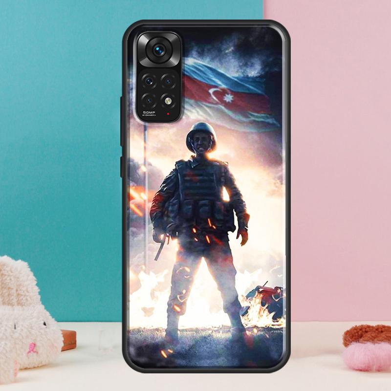 Azerbaijan Flag Case For Xiaomi Redmi Note 13 Pro 14 12 11 9 10 9S 10S 11S 12S Redmi 14C 13C 10C 12C Cover