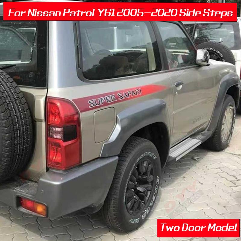 Compatible Pedals for Patrol Y61 (2005-2020), 2-door/4-door, Aluminum Alloy