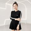 Swimsuit Women's Swimming Suit Belt-covering Slimming One-piece Skirt Seaside Soak In Hot