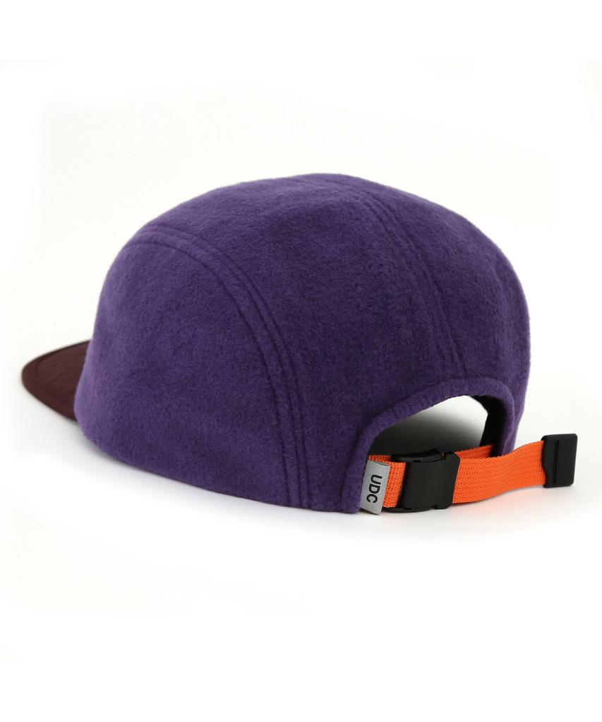 Eondeokeonteulol Fleece Winter Camp Cap Camp / Alpaca Fleece / Purple Wine