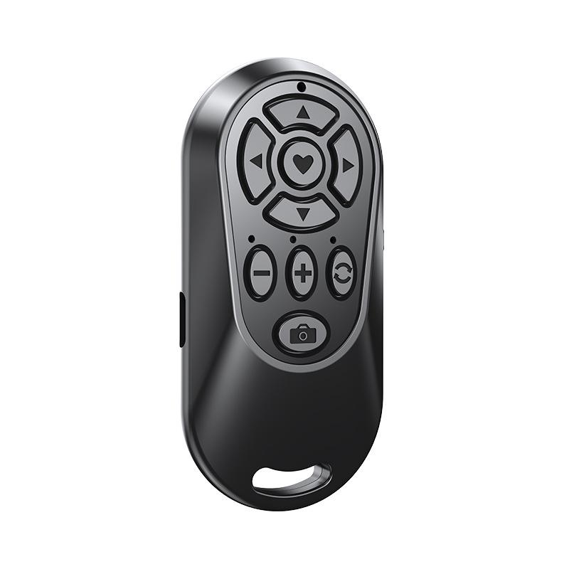 Bluetooth Remote Controller for Video Browsing, Photo Liking, Zooming, and E-book Navigation.
