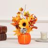 Foam Simulation  Pumpkin Flowers Fake Plant Halloween Pumpkin  Party Decor