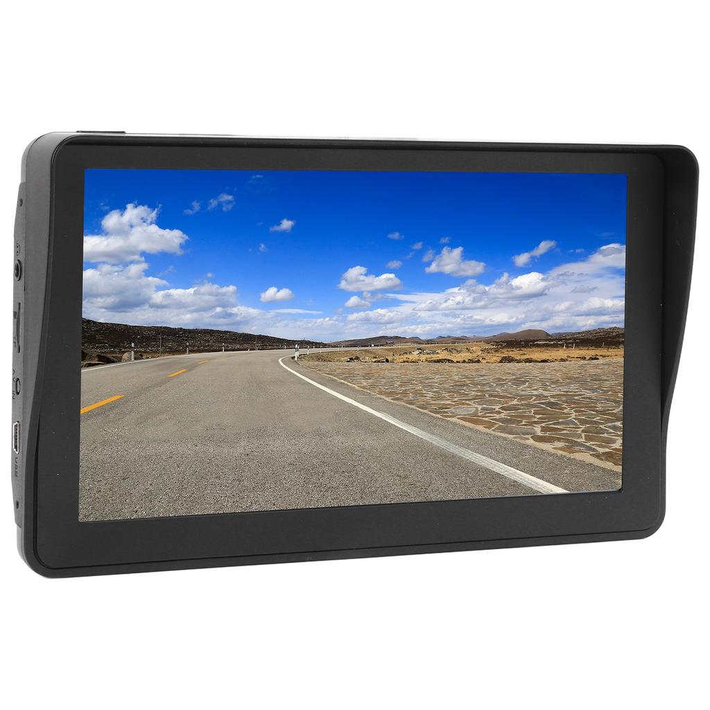 7in GPS Navigation Voice Broadcasts 3D Navigation Gauge Image Prompt Route Planning FM Transmitter