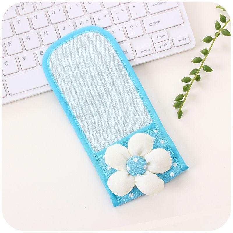 

Милый чехол для пульта дистанционного управления из ткани в горошек, устойчивый к падениям, сумка для пульта дистанционного управления, чехол для пульта дистанционного управления для телевизора, кондиционера, DVD-аппаратуры Blue Dot small size