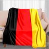 Couverture Drapeau et Carte de l'Allemagne Convient pour les Canapés, Lits, Bureaux et Camping - Cadeau Parfait pour Halloween Noël