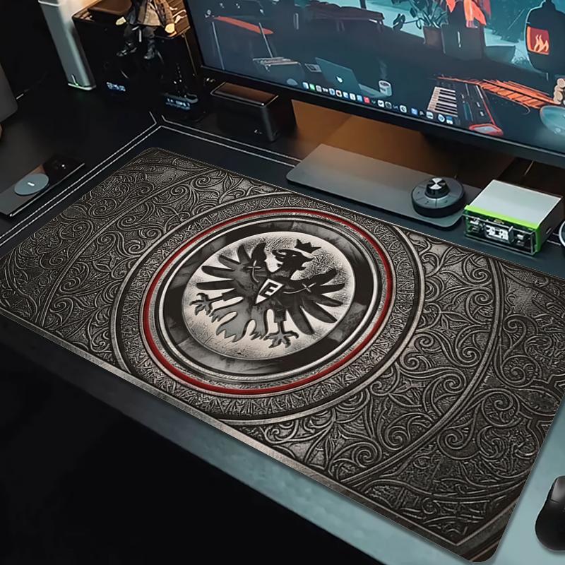 Francoforte calcio Tappetino per Mouse Grande Tavolo da Gioco Cuscino Antiscivolo Laptop Tablet Mousepad Grande Tappetino XXL PC Mini Tappetino da Gioco Con bordo bloccato_XIA