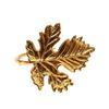 6Pcs Napkin Rings Durable Decorative Sturdy Maple Elegant Leaf Shape Colorfast Exquisite Home Restaurant