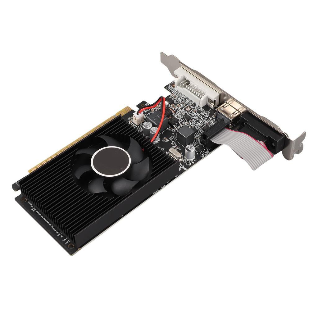 GT210 1G DDR3 Grafikkarte mit Lüfter 64 Bit Unterstützung VGA DVI HD Multimedia Interface DirectX10.1 PC Grafikkarte