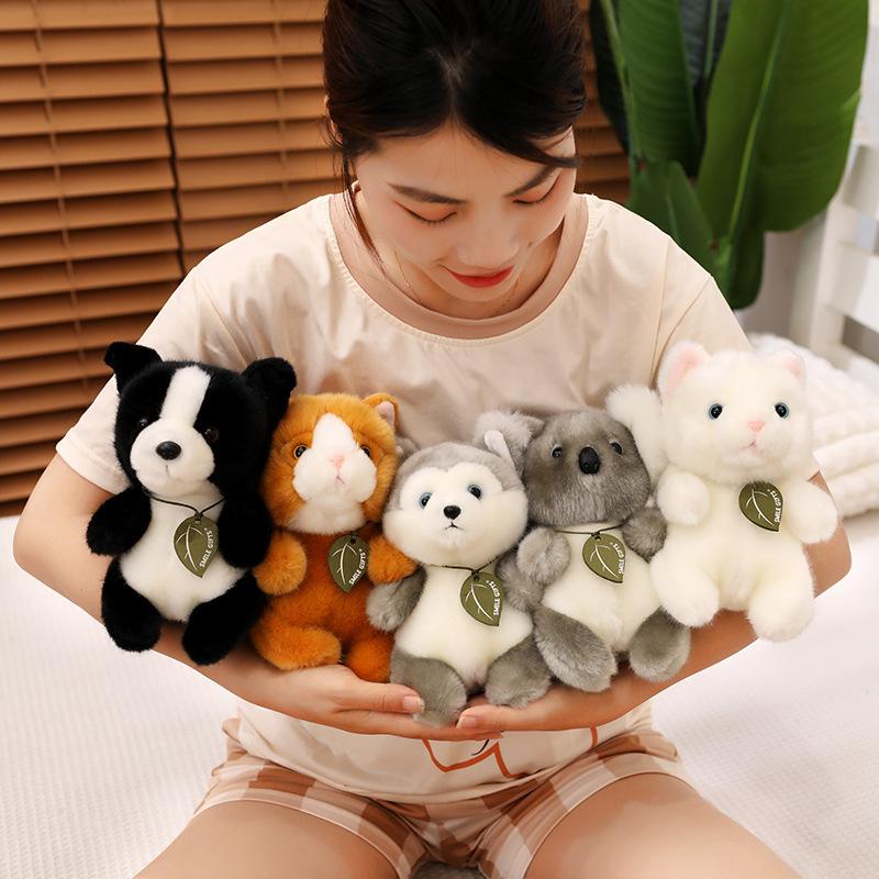 Ailurus Husky Fulgens Yellow White Cat Koala Fox Panda Border Collie Plush Toy
