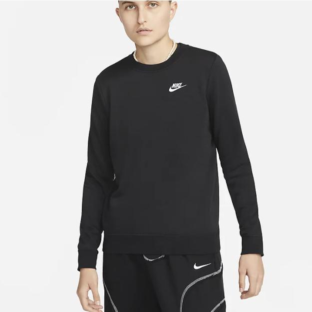 Jordan Slim-Fit Round-Neck Long-Sleeve T-Shirt With Logo Women Tops Black FD7383-010