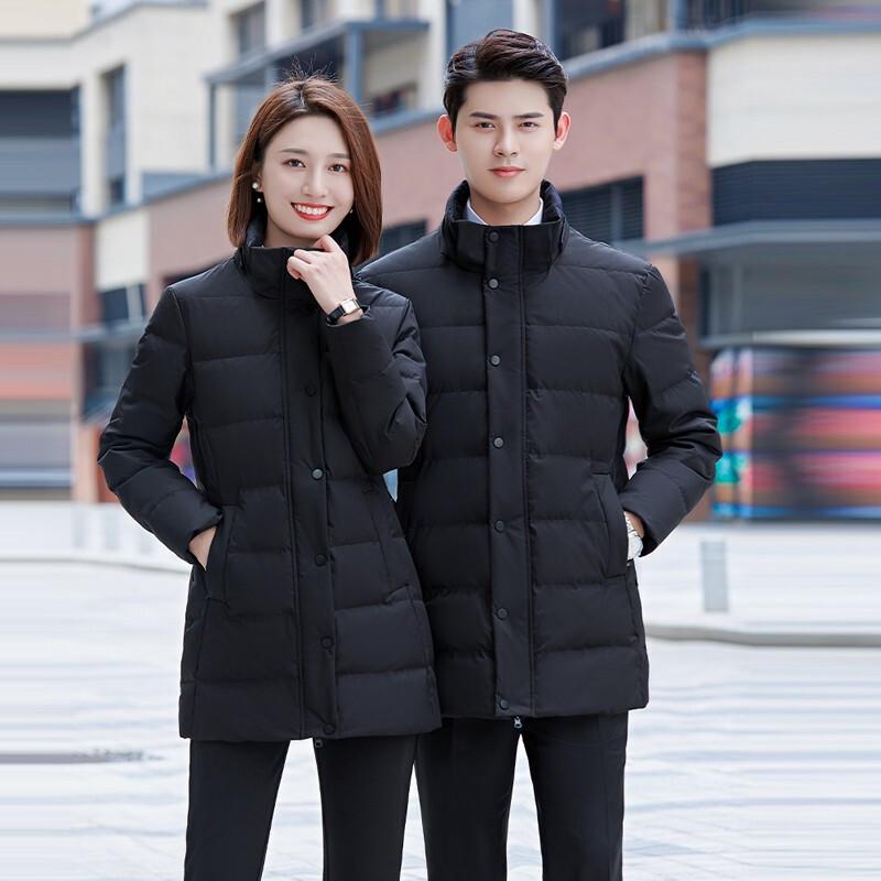 

Teluoman Unisex Business Work Down Jacket M