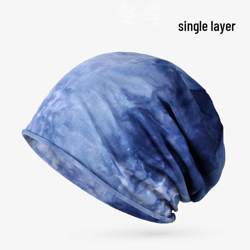 Unisex Lightweight Cotton Headscarf: Spring/Summer Breathable Cap & Sleep Hat