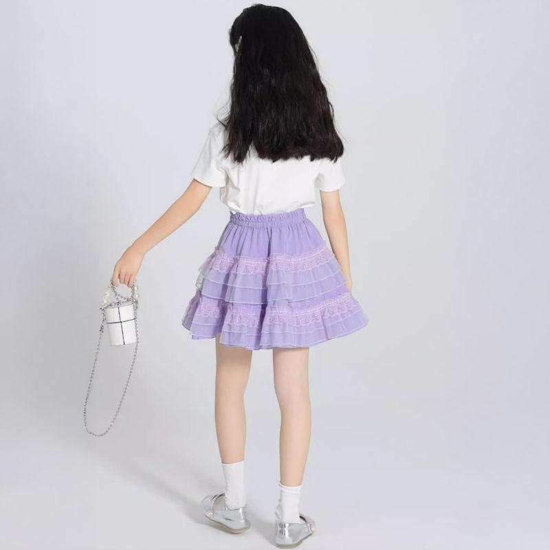 4-14 Yaş Çocuk Kız Pileli Etek