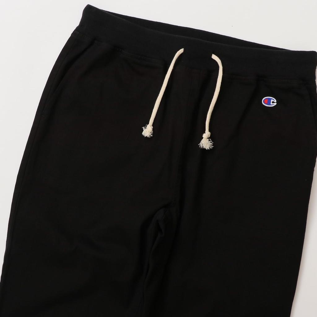 Unterteile COTTON USA Ein-Punkt-Logo Lange Hose Basic Schwarz [Champion] C3-Z212 Herren