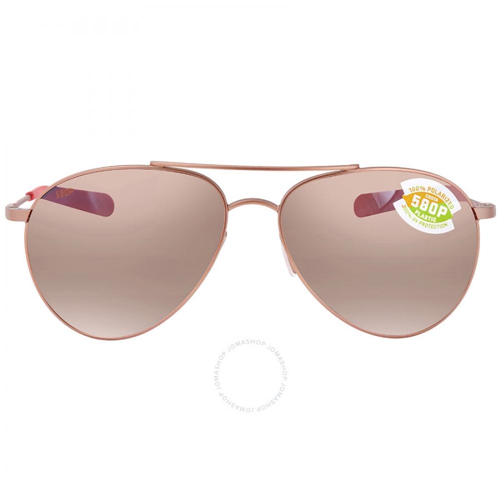 

Costa Del Mar Piper Copper Silver Mirror Polarized Polycarbonate Ladies Sunglasses Pip 184 Oscp 58 6s6003 600308 58
