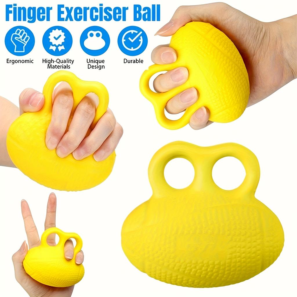 High Elasticity PU Grip Ball, Suitable for Rehabilitation and Finger Strengthening - Egg Shape, Non-toxic Hand Strengthener,Usable In All Four Seasons