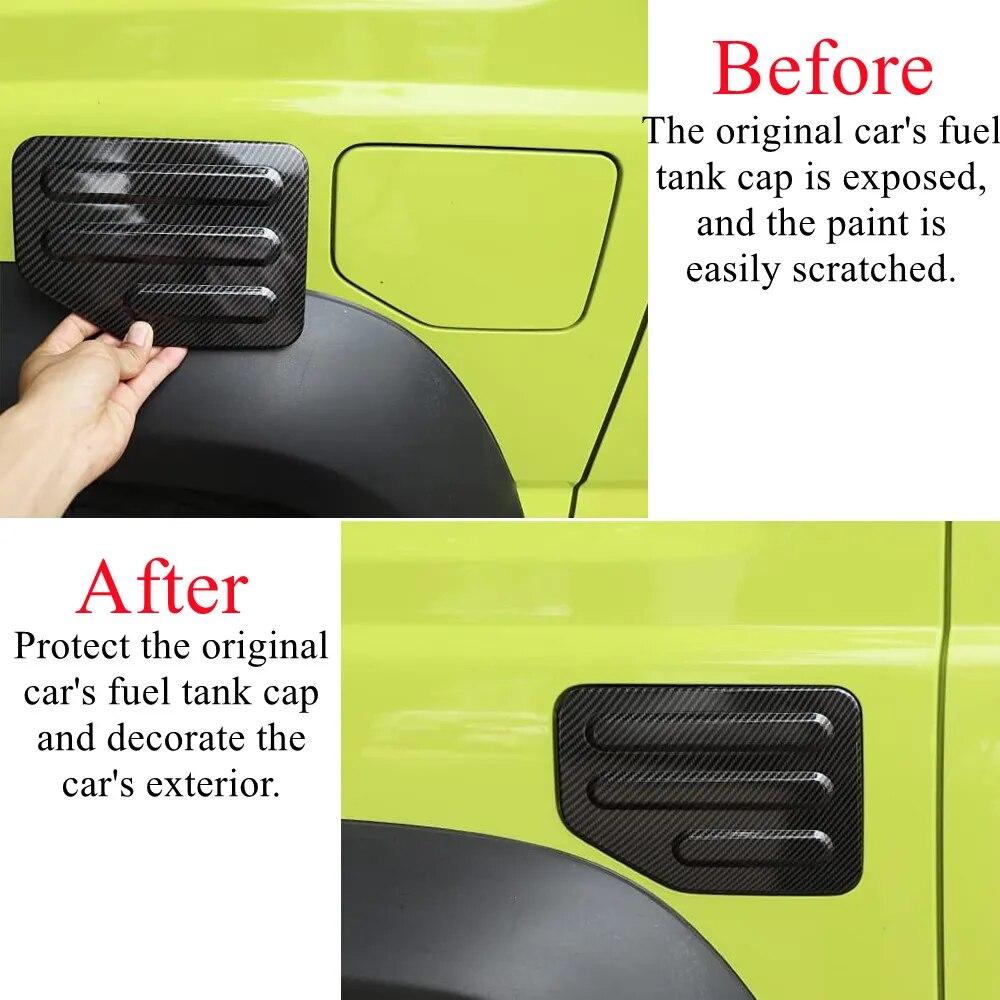 Car Fuel Filler Tank Cover Oil Fuel Tank Cap Decoration for Suzuki Jimny JB64 JB74    2022 2023 Exterior Accessories