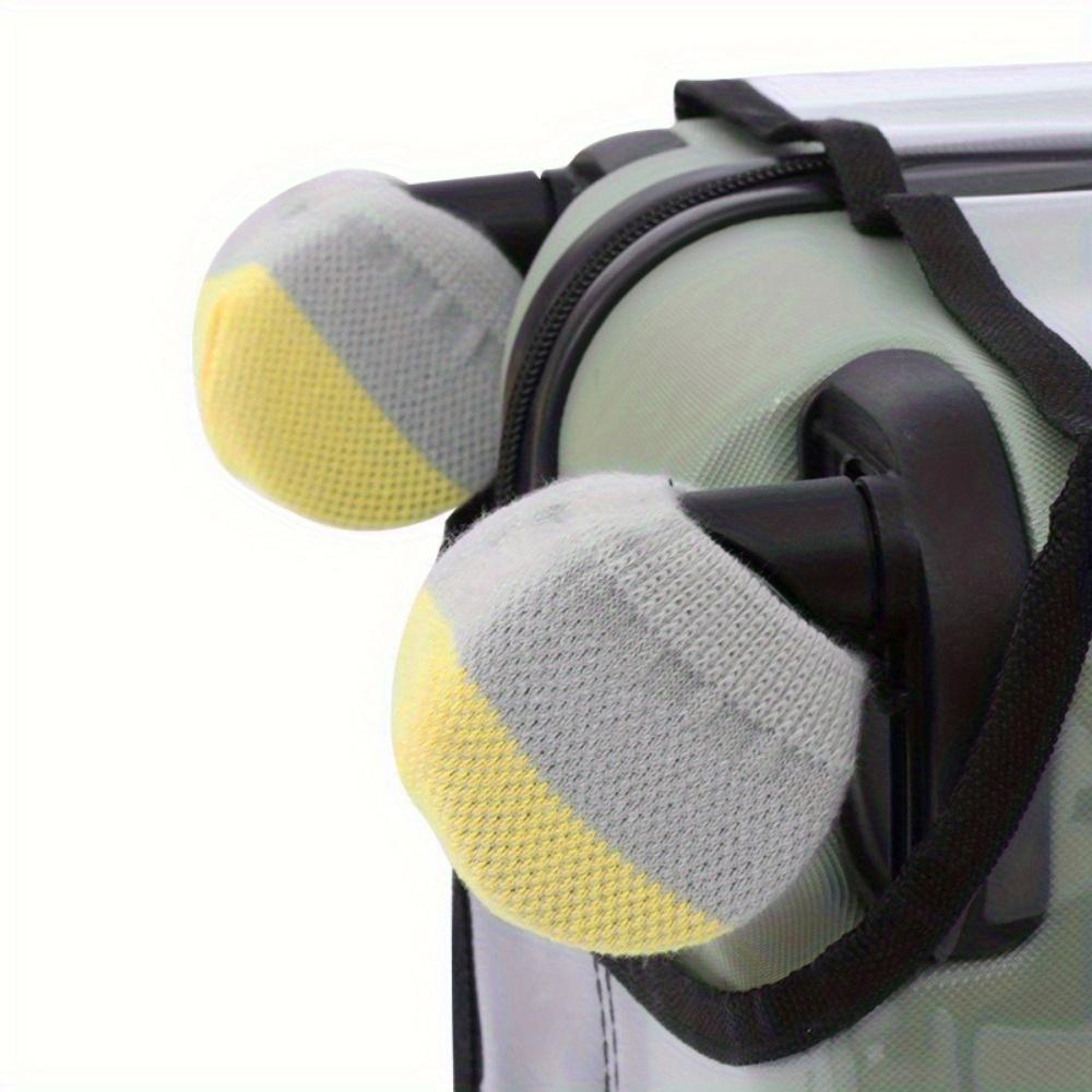 4Pcs/Pack Trolley Box Wheel Cover, Wheelchair Foot Cover, Ball Shaped Door Handle Cover, Wheelchair Foot Cover, Clothes Hanger Wheel Cover