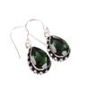 Grüner Turmalin Edelstein 925 Sterlingsilber Schmuck Hängeohrringe 1,41" EE-97-15