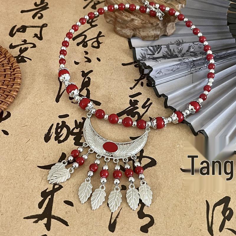 Bohemian Princess Tassel Forehead Pendant - Exotic Ethnic Style Hair Accessory