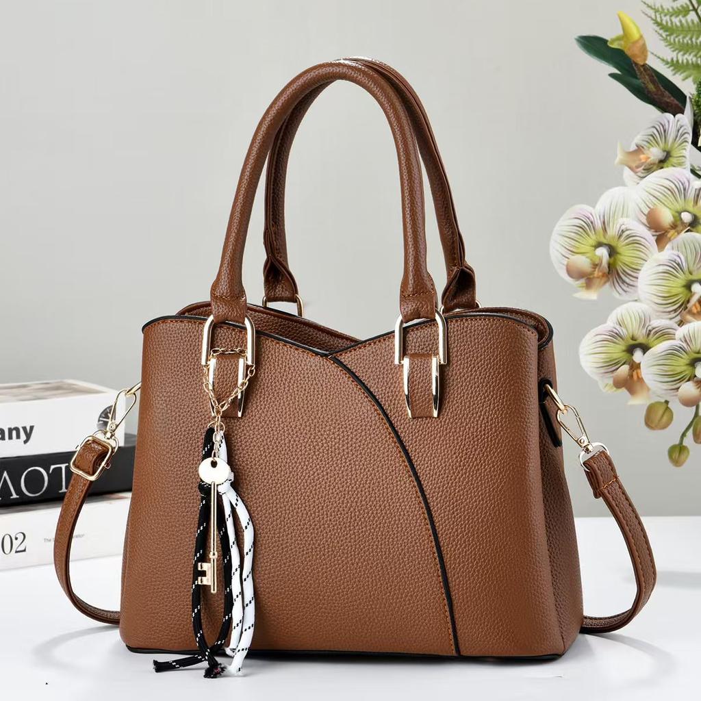 Bolsas Transversais Femininas Bolsas de Mão Bolsas Tote Bolsa de Ombro Bolsas Transversais de Mão Couro PU Bolsa Tote com Alça Superior Bolsa de Ombro para Mulheres