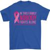 Breast Cancer Awareness Nobody Fights Alone Unisexs TShirt 100 Cotton
