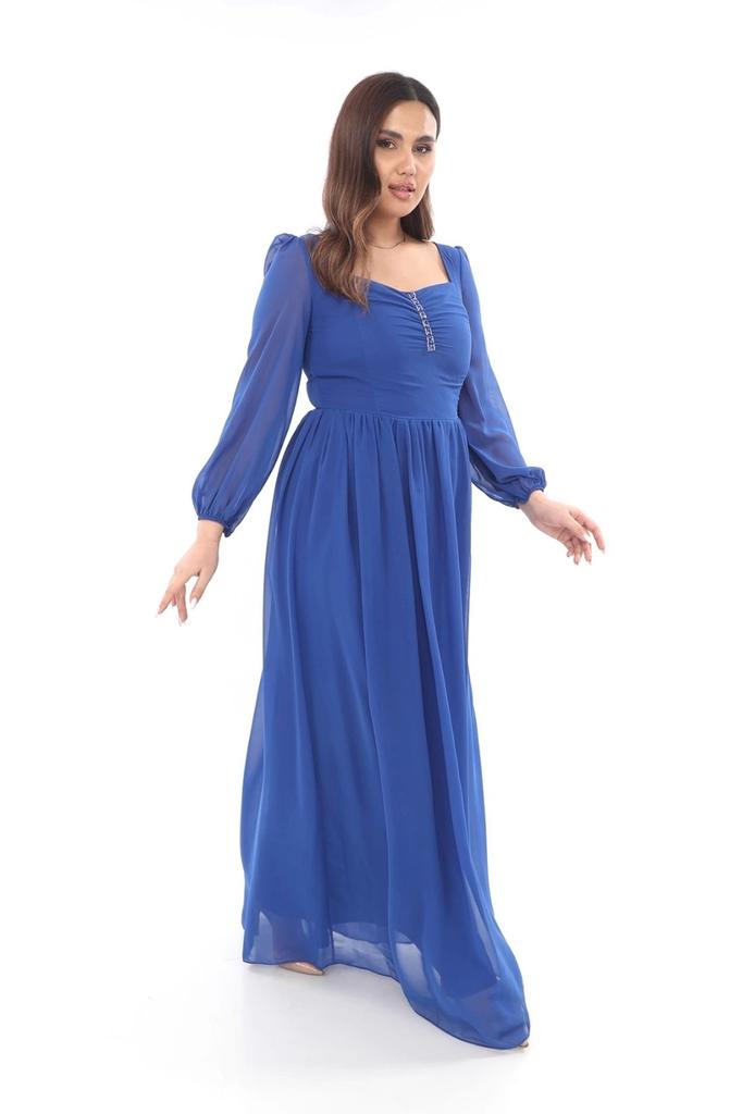 Women's Big Size Dress Sweetheart Collar Plus Size Dress 1785-Saks