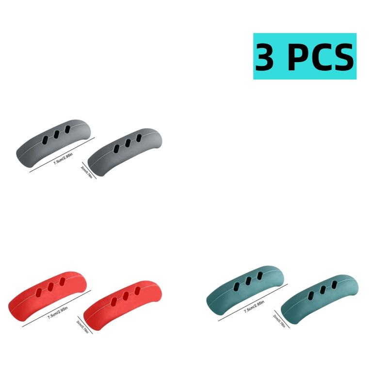 YS00050--Silicone Pan Handle Cover, Isolamento Térmico, Titular Grip Sleeve, Utensílios De Cozinha, 2pcs