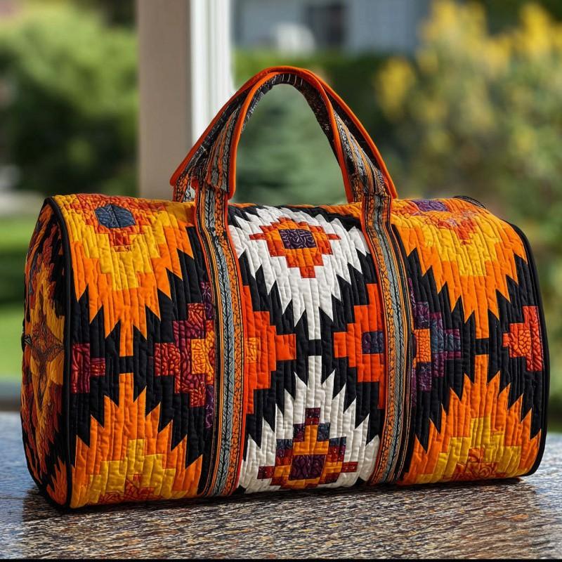 Western Style Small Duffle Bag Gym Travel Unisex Handbag