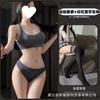 Night cat sexy yoga sexy underwear top shorts fitness vest tight sports underwear temptation free set
